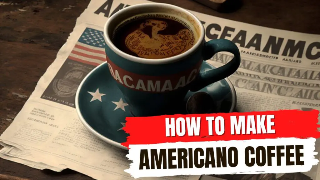 How to make an Americano coffee