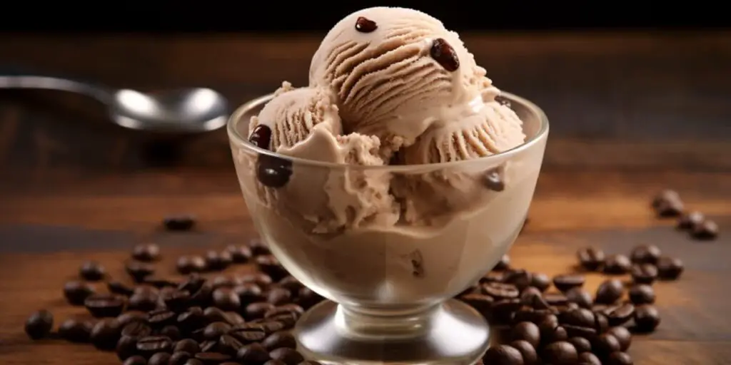 does coffee ice cream have caffeine