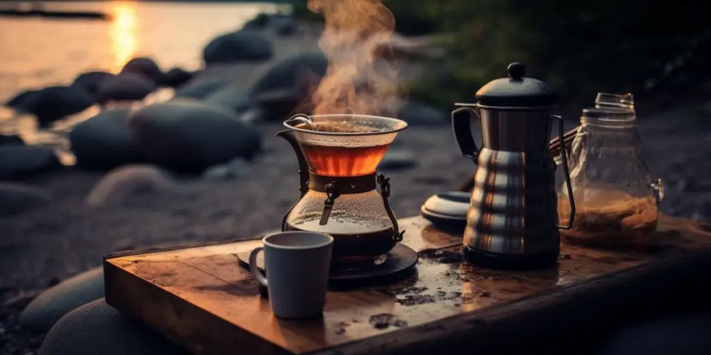 how to make coffee when camping